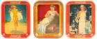 Coca-Cola: Three (3) Scarce 1930s Serving Trays, "Madge Evans", "Hostess Girl" and "Running Girl"