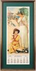 Coca-Cola 1918 "Two Ladies At The Beach", Beautiful Lithograph