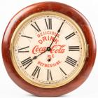 Coca-Cola: Antique Wind-Up Advertising Clock by the E. Ingraham Co. Bristol, Conn.