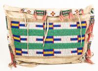 Native American, 19th Century Beaded Tipi Bag: Sioux, c. 1880