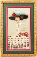 Coca-Cola Scarce 1910 "The Coca-Cola Girl" Calendar, Displays Beautifully