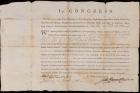 Hancock, John -- 1776 Document Signed as President of the Continental Congress