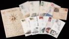 Notables -- Large Group of Over 50 Covers Signed by Notables From Many Walks of Life Plus an ALS by Annie Oakley's Husband