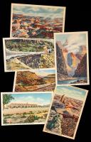 40 Excellent Vintage Original Fred Harvey Hotel/Cafe Postcards from 1930s-1940s plus 1949 Colorado Historical Society on Fred Ha