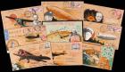 45+ Autographs of Legends of Early Aviation on Superb Hand Painted Covers including Admiral Byrd and Charles Kingford Smith