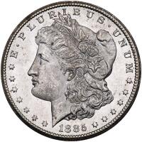 1885-CC Morgan $1 PCGS MS63