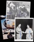 Pilots Paul Tibbets & Charles Sweeney: Bombing of Hiroshima and Nagasaki, The Enola Gay and Bockscar, 7 Signed Photos Including