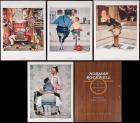 Norman Rockwell. Suite of 15 Signed Color Prints of Saturday Evening Post Covers And Folio