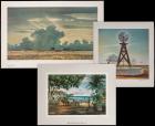 Peter Hurd. Collection of 21 Signed Lithographs/Prints