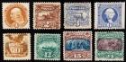 1869 1c-24c, 8 Different Pictorials (Sc 112-17, 119-20)