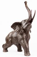 Terrific Cast Bronze Elephant, Very Appealing Sculpture, Artist Unknown