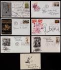 25 Signed Covers by Artists and Illustrators: Norman Rockwell (15 pieces), Jamie Wyeth, Walter Lantz, Leroy Neiman, Peter Max an