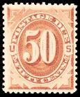 1879, 50c brown Postage Due (l.h. 2019 PSE cert VF-80) (Sc J7)