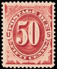 1891, 50c bright claret Postage Due (Sc J28)