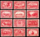 1913, 1c to $1 complete Parcel Post Set (Sc Q1-Q12)