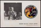 Apollo 17: Gene Cernan Co-Signed Original Ink Sketch Artwork by Acclaimed Space Artist, Robert McCall