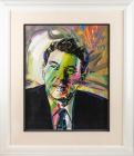 Peter Max. Ronald Reagan (1989) Orginal Acrylic on Canvas