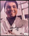 Muhammad Ali: Excellent Color Photo Boasting a Great Smile, Bold Signature Date '81, LOA by James Spence Authentication