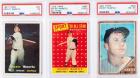 Mickey Mantle: Three Baseball Cards, 1957 #95, 1958 #487 All Star and 1962 #200