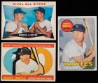 Mickey Mantle: Topps 160, Topps 563 and Topps 500 Baseball Cards