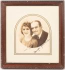 Mary Pickford and Douglas Fairbanks: Outstanding Signed Photo, ca. 1924