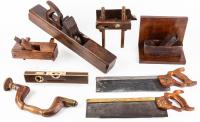 Woodworking Tools: Handsome Collection of Eleven, Late 19th/Early 20th Century