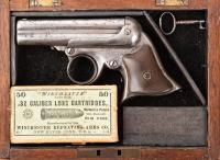 A Cased REMINGTON-ELLIOT Pepperbox Deringer, circa. 1863-1888.