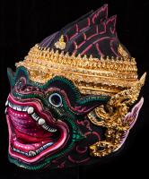 Striking Khon Mask; Traditional Taiwanese Dance of Exceptional Extravagance and Discipline Spanning Centuries.