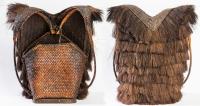 Ifugao, Philippine Province, Hunter's Backpack, Woven Rattan and Palm Fiber, Mid-20th Century