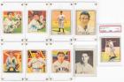 Five (5) DIAMOND STARS Baseball Cards 1934-36 (Four HOF) and Four (4) PLAY BALL Cards; Mel Ott, Jimmie Fox and Lefty Gomez (All