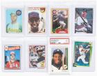 Eight (8) Rookie Cards: Ernie Banks, Reggie Jackson, Sammy Sosa, Rafael Palmeiro, Mark McGwire, Alex Rodriguez, Ken Griffey, Raf