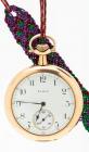 Elgin 17 Jewel Open Face 14K Yellow Gold Pocket Watch