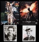 Two Oversized Signed Color Photos: Christian Bale in THE DARK KNIGHT RISES and Steven Tyler of AEROSMITH, Both PSA/DNA Authentic