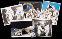 WITHDRAWN - Apollo: 17 Signed Photos: Nine (9) Moonwalkers, Excellent Buzz Aldrin Signed Photo, Apollo 12 and Apollo 14 Crew Signed Photos a