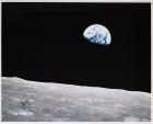 Apollo 11 Neil Armstrong Signed "Earthrise" 16 x 20" Color Photograph