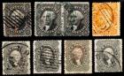 1857-60, 12c-30c Used Group (Sc 36-38)