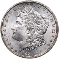 1885-CC Morgan $1 PCGS MS63