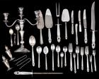 134-piece Set of International Silver, Royal Danish Sterling and Tiffany & Co. Pearled Handled Flatware