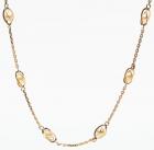 Delicate Lady's 22" 14KT Yellow Gold and Cultured Pearl Necklace