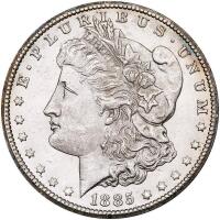1885-CC Morgan $1 PCGS MS63