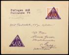 Austria, Oct. 28, 1931 Grazefeld Rocket Mail Cover, E-Z 11C1, Pictured in E-Z Catalog