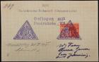 Austria, Oct. 28, 1931 Grazenfeld Rocket Mail Signed Flimsy Card, Very Rare. E-Z 11C1a