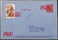 Austria, Dec. 29, 1933 Lake Strausee Rocket Mail 3g entire, 
E-Z 23C1e