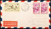 France, Jan. 2, 1935 Paris Rocket Mail Cover, E-Z 1C1, Pictured in E-Z Catalog, Rare