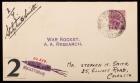 India, July 7, 1941 Hastings Maidan Rocket #258 Rocket Mail 
Cards (x3), EZ52C1