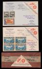 Extensive 1936 McAllen TX & Reynosa Mexico Rocket Mail Collection, E-Z 10-12