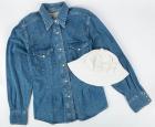 Barbra Streisand: Two Personal Items Auctioned to Benefit The Streisand Foundation: Denim Jacket In Photo Shoot, Bucket Hat Tour