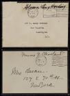 1911-1924 First Ladies Mourning Cover Free Franks (x4) - 2