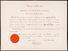 Harrison, Benjamin -- Document Signed as President - 2