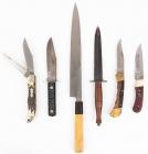 6 Assorted Knives: Buck, Uncle Henry, Winchester, and a Premium Japanese Cutlery Knife - 2